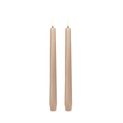 To Uyuni LED kronelys i 25 cm i beige